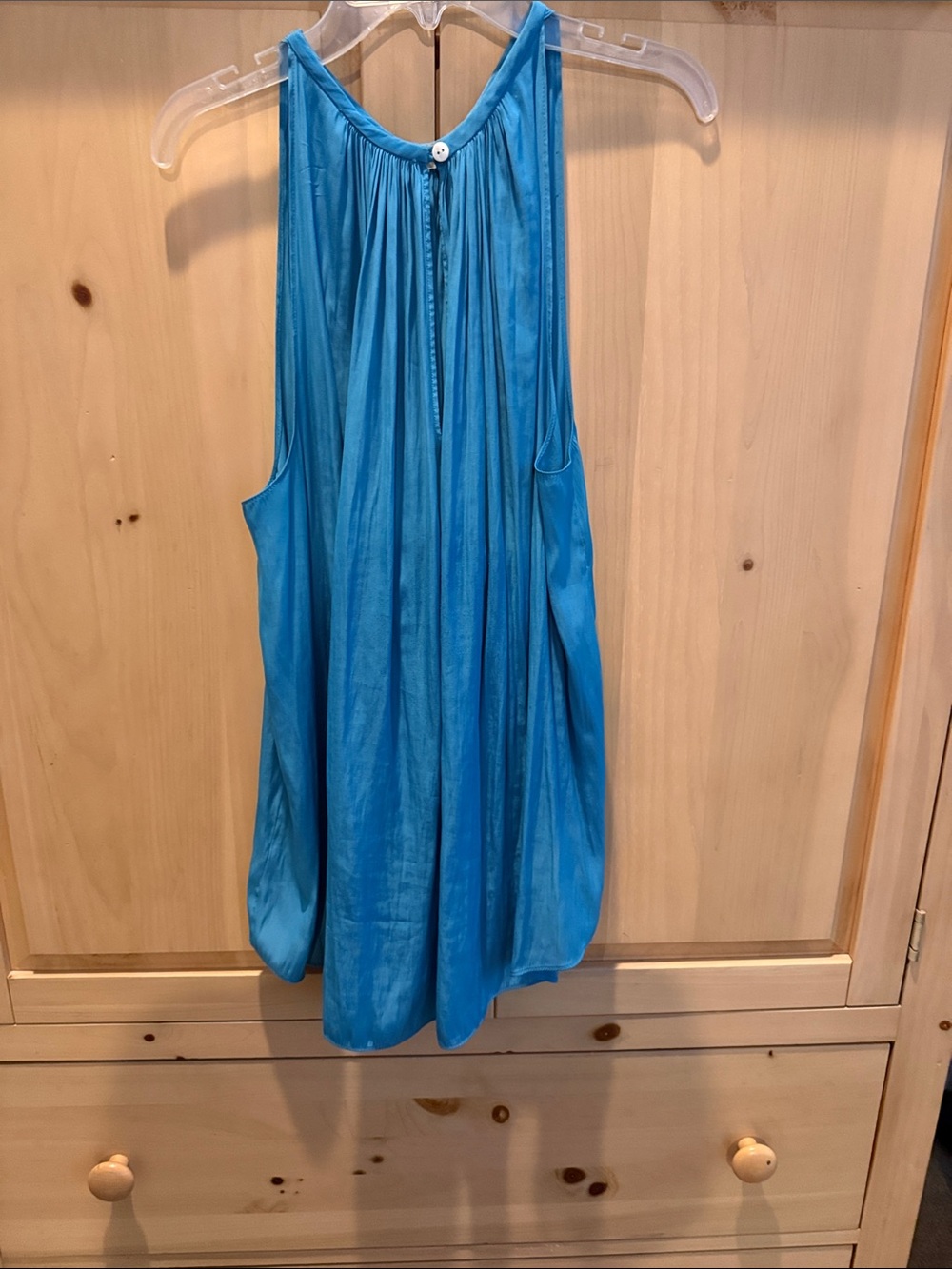 Ramy Brook Halter turquoise Shirt L